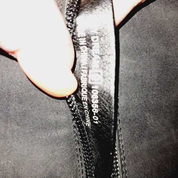 Chelsee Girl Black Knee High Wedge Heel 9 - Picture 8 of 15